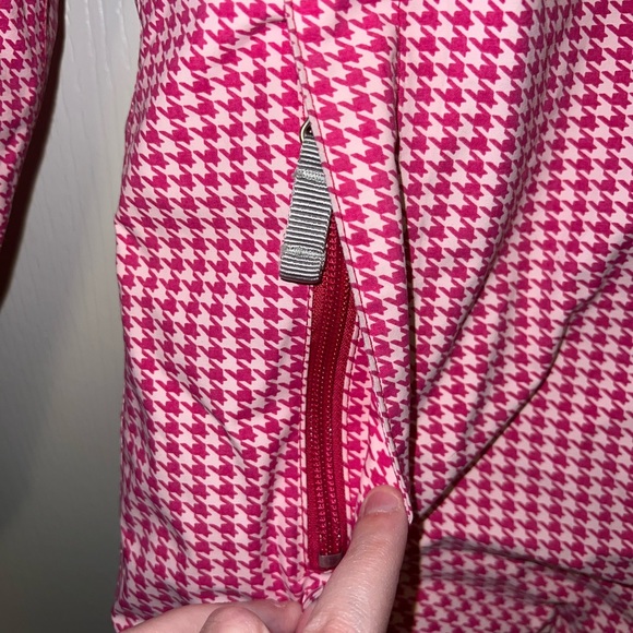 The North Face Pink Houndstooth Hyvent Jacket - Picture 4 of 16